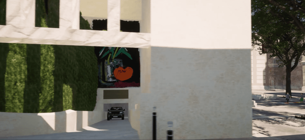 El alcalde anuncia el inicio de las obras de la nueva salida del parquin de la Plaza Constitución